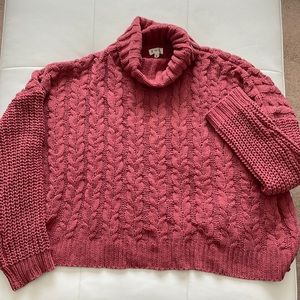 New NEVER Worn POL Cable Knit Turtleneck Sweater